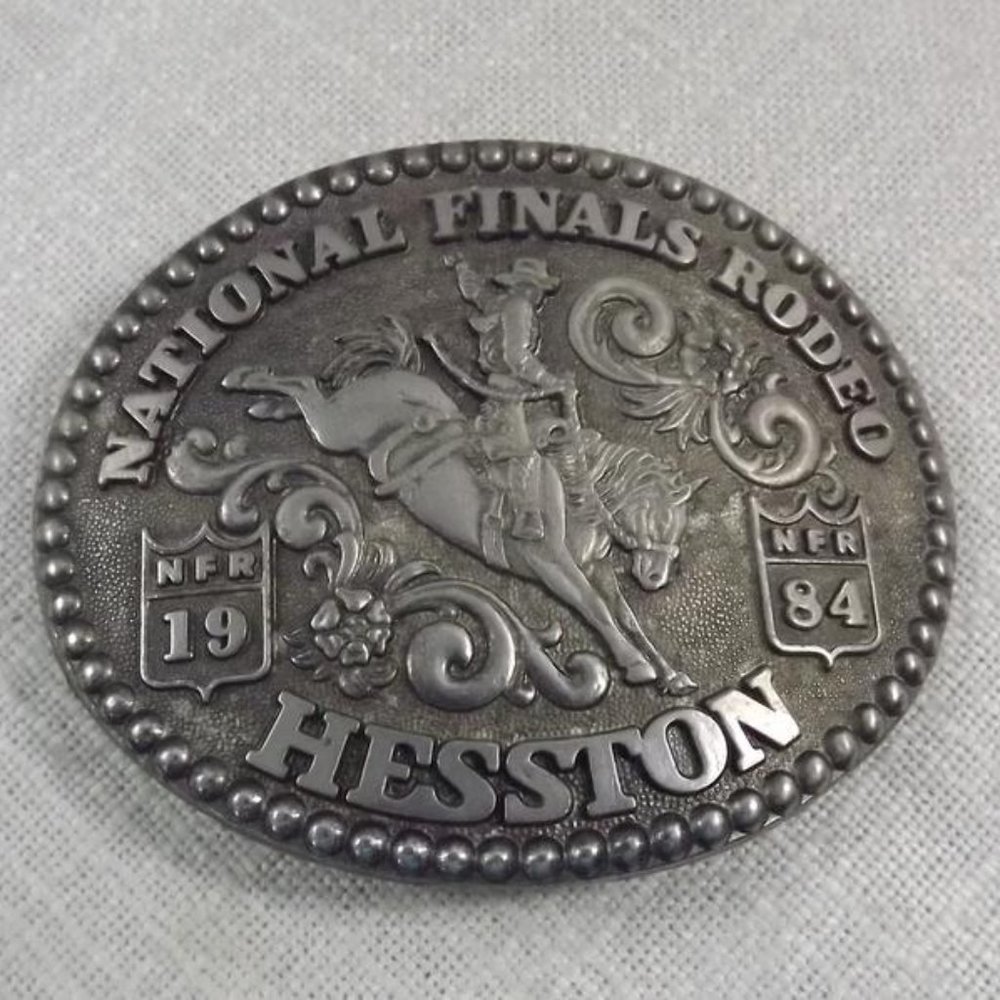 NFR 1984 Hesston Commemorative Belt Buckle